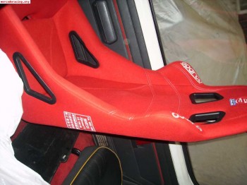 2 baquet sparco sprint rojos 120€