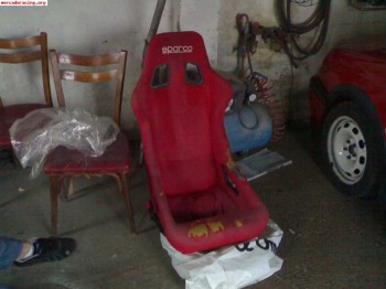 Baket sparco sprint rojo