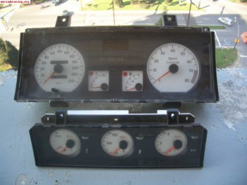 Relojes cuadro blanco clio 16v