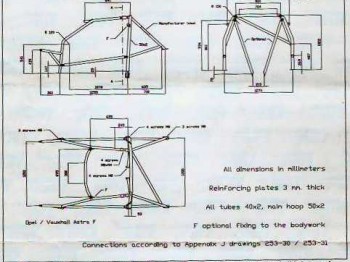 Arco antivuelco sparco astra f