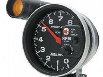Tacometro autometer modelo sport-comp de 5  con testigo