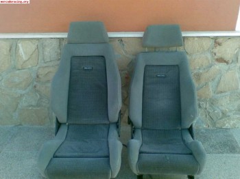 Vendo bacquets recaro de ford escort rs turbo