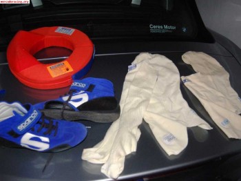 Vendo botines, sotocasco, collarin, y más