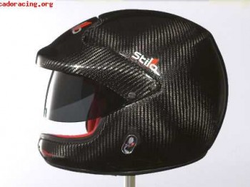 Casco estilo carbon piuma con clips hans 900euros