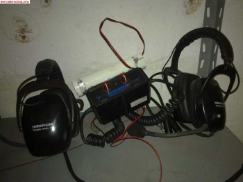 Casco de enlace y centralita compatible peltor