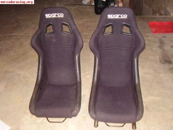 Vendo dos backets sparco usados en buen estado