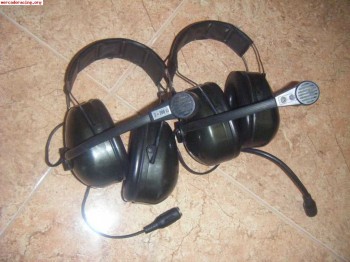 Cascos enlace peltor con clavija sparco