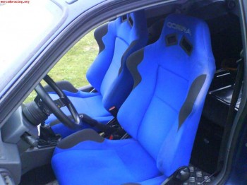 Vendo semibaquets cobra azules como nuevos. 250€