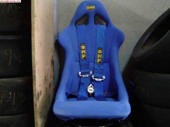 Bacquets omp y arneses anchos 4 puntos guias bmw 500 euros