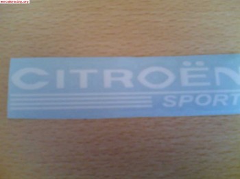 Vendo pegatinas de citroen sport