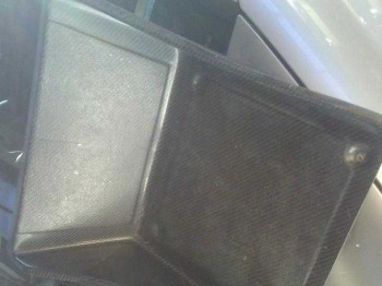 Reposapies de carbono piloto y copi