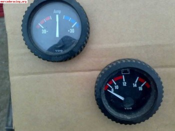 Voltimetro y amperimetro marca vdo