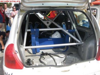 4 bakets 4 arneses, centralita interfonos y caja cascos