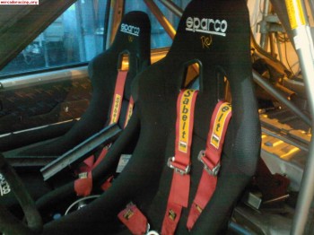 Baquets de fibra sparco rev 450€