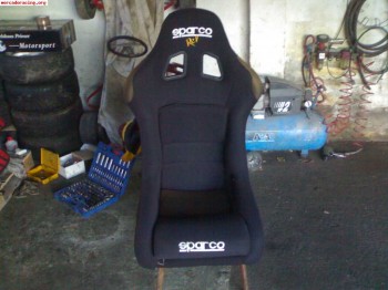 Baket sparco rev de fibra