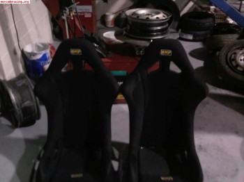 Se venden backets omp fibra y arneses sabelt,homologados