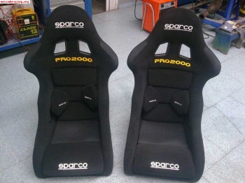 Vendo 2 bacquets sparco pro 2000 nuevos a estrenar