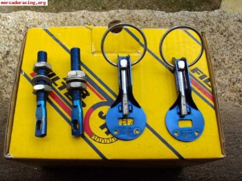 Cierres de capo sparco en color azul y plata