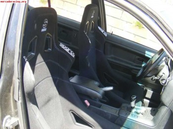 Bakets sparco sprint 5 y arneses sparco de 4 puntos 