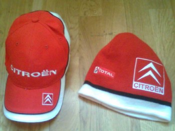 Gorro y gorra citroen sport