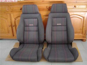 Asientos delanteros recaro uy golf mk2 16v electricos