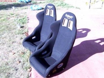 Vendo 2 baquets sabelt racer y arneses omp  hasta 10-2011