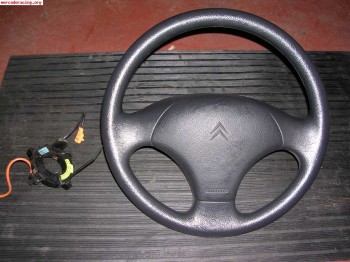 Volante original saxo vts con airbag y collarin de airbag 