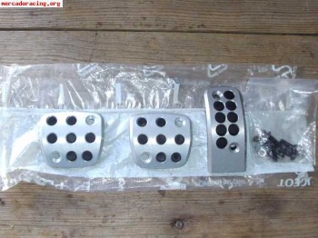 Juego de pedales de aluminio originales de peugeot 206 gti,r