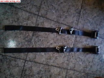 Cinturones negros delanteros para 205