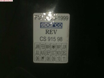 Vendo 2 bacquets sparco rev