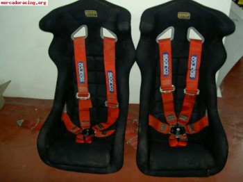 Baquets y arneses en fecha