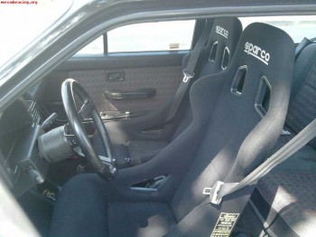 Pareja baquets sparco sprint, bases y carrileras ax/saxo