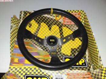 Volante omp gris grafito, piel vuelta 50 €