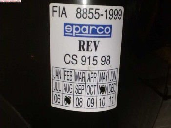 Se venden 2 bakes sparco rev y omp de fibra con homologacion