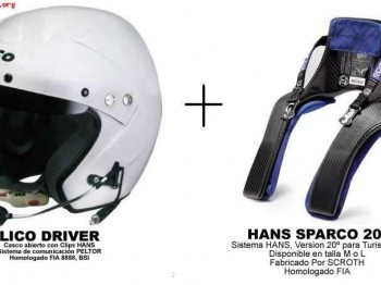 Busco casco y hans urge