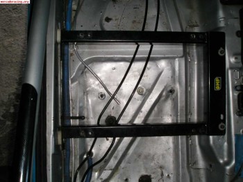 Vendo base de baquet y fijacion lateral aluminio omp para sa