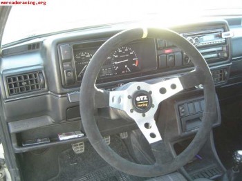 Volante gtz piel vuelta y asientos recaro
