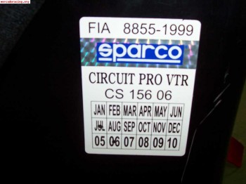 Vendo sparco circuit pro homologado