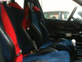 Baquets sparco torino 2 reclinables y homologables.