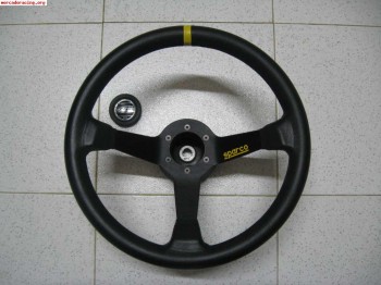 Vendo volante sparco monza   piña [renault] negro