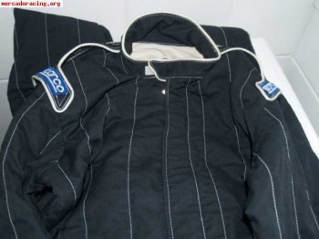 Traje ignifugo sparco homologado color negro