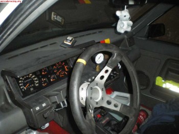 Volante gtz desplazado y piña para r5 y r11