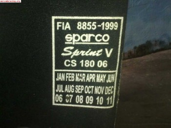 Baquets sparco y arnes sparco