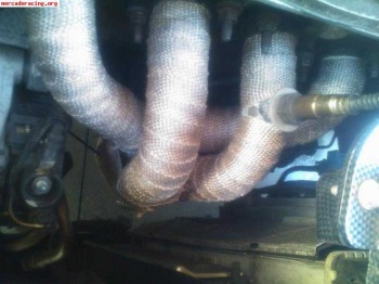 Cinta anticalorica colectores escape