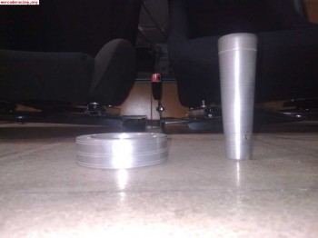 Desplazador de volante omp y pomo artesanal