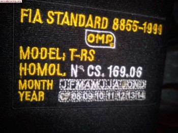 Vendo bacquet omo y arnes sabelt