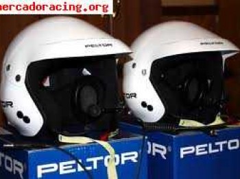 Se vende 2 cascos peltor g78 blancos con clips de hans!