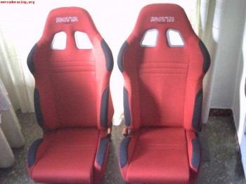 Vendo semibaquets rojos x 250€