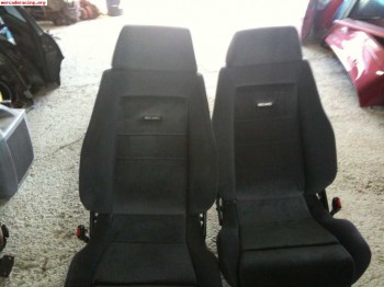Asientos originales sierra cosworth 4x4 recaro