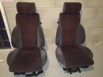 Vendo asientos delanteros 11 turbo fase 2 ,modelo frances